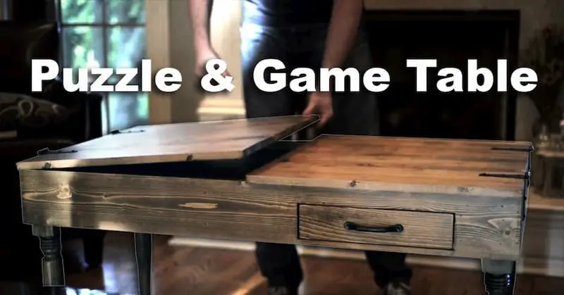 How To Build a Puzzle and Game Table