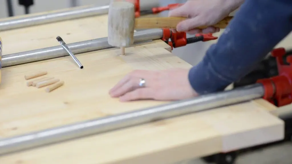 pinning breadboard ends