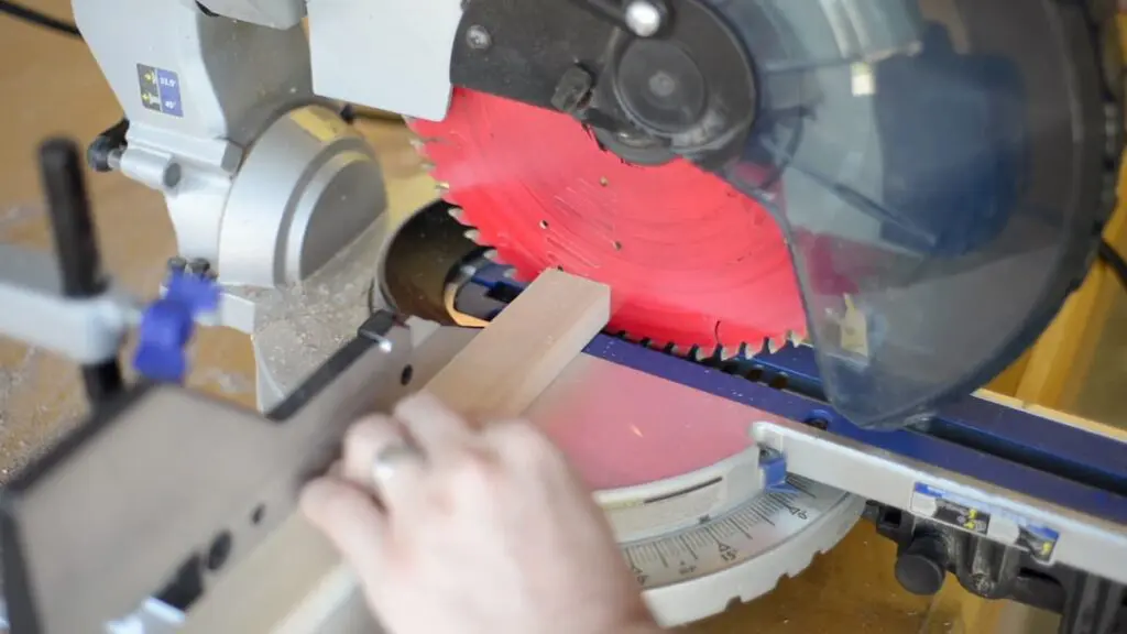 miter saw sliver cut