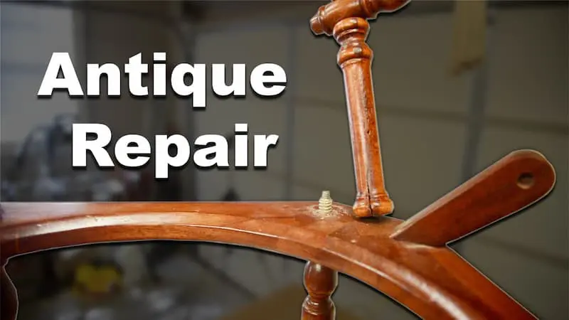 Repairing an Antique Wash Basin Stand