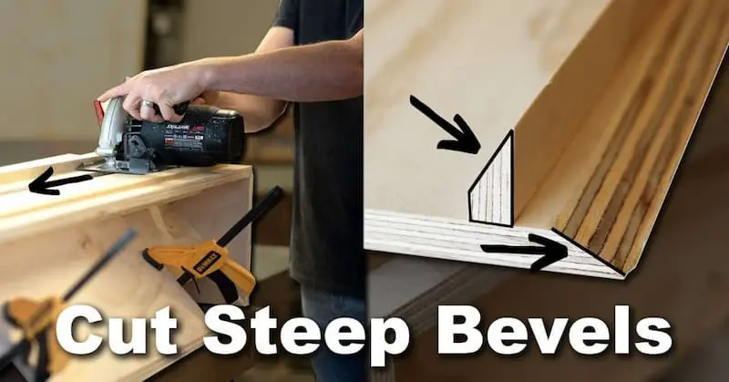 How To Cut a Bevel Greater Than 45 Degrees