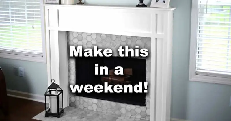 How to Make a Fireplace Surround