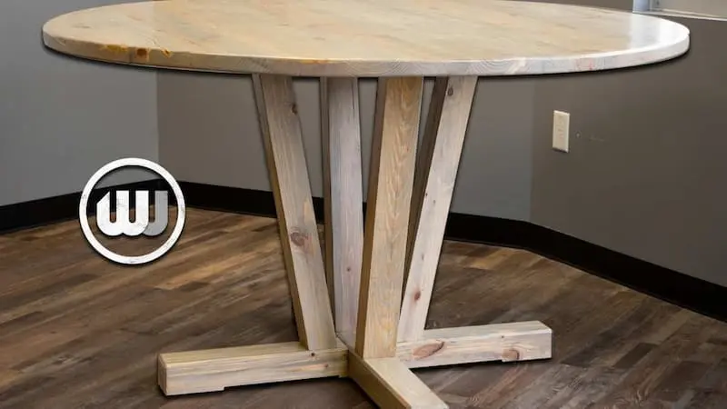 How to Build a Round Pedestal Dining Table