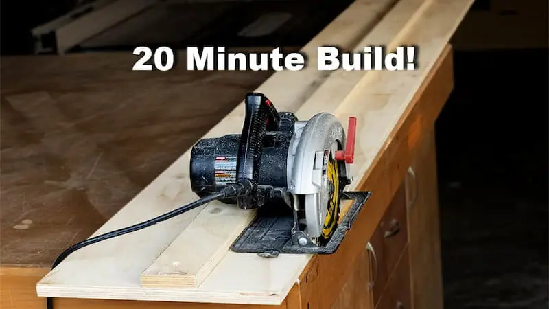 Make This Circular Saw Track Saw Guide….With a Circular Saw