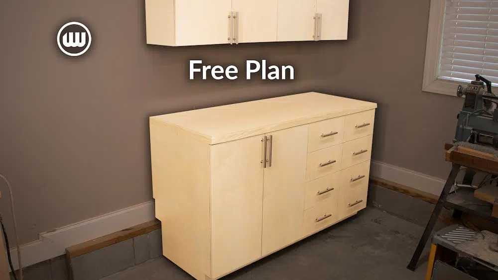 DIY Lower Shop Cabinet | Free Plan